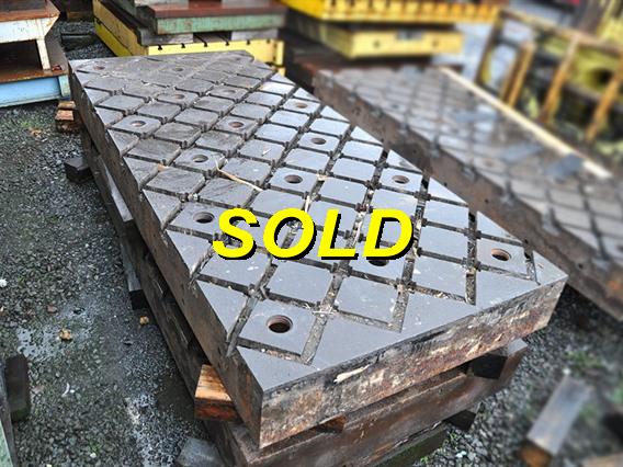 T-slot Table 3500 x 1500 x 300 mm