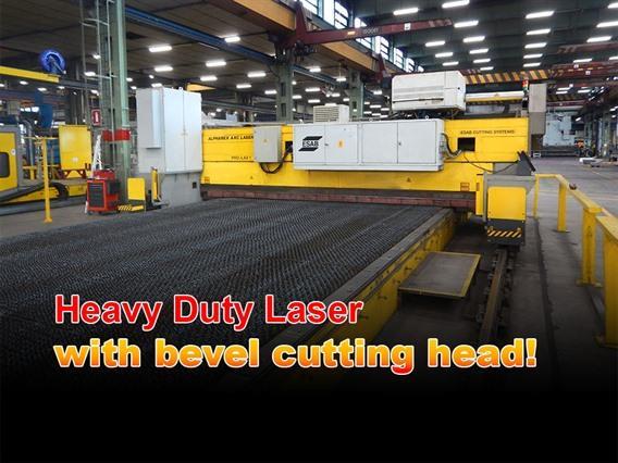 Esab Trumpf Heavy Duty bevelcut laser 24 x 6,3 meter