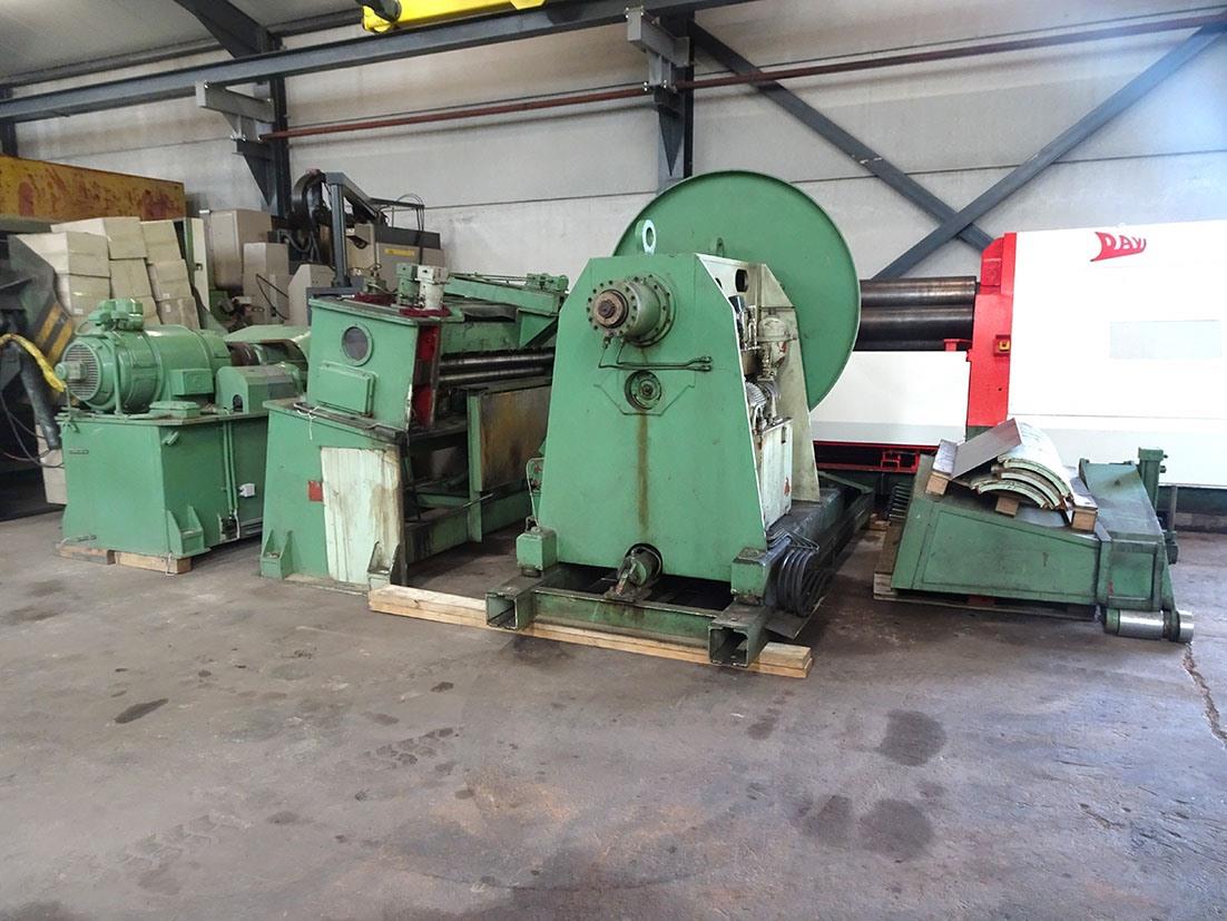 Weingarten 1500 x 4 mm decoiler & straightener — Coiler straightening machines — photo 1