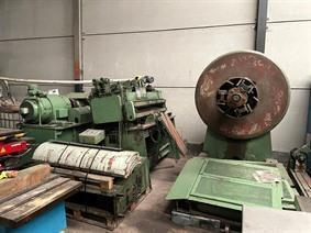 Weingarten 1500 x 4 mm decoiler & straightener, Richtmaschinen fur aufwickelhaspeln