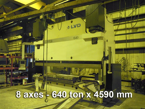 LVD PPEB 640 ton x 4590 mm CNC