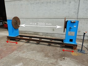 Cloos welding positioner 4 ton, Turning gears - Positioners - Welding dericks & -pinchtables