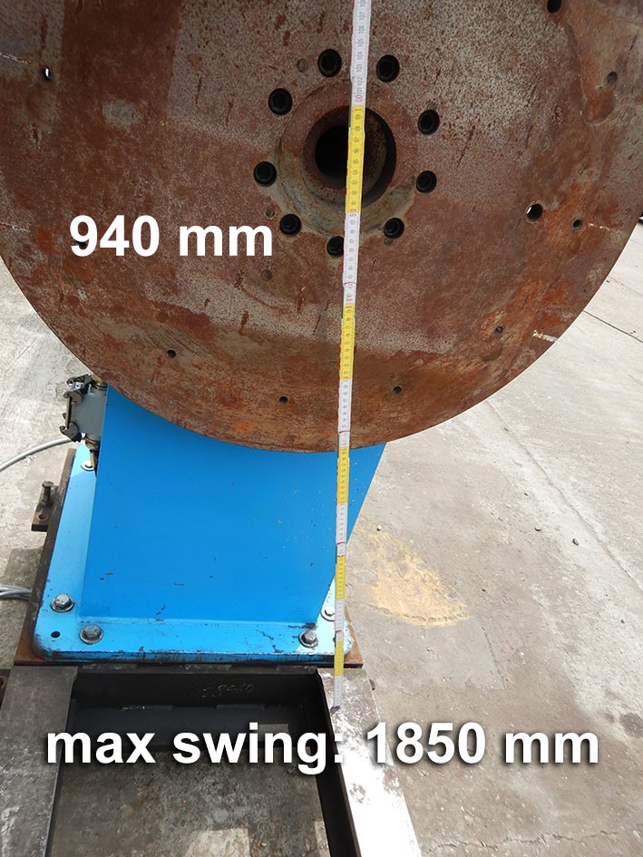 Cloos welding positioner 4 ton — Turning gears – Positioners – Welding dericks & -pinchtables — photo 2