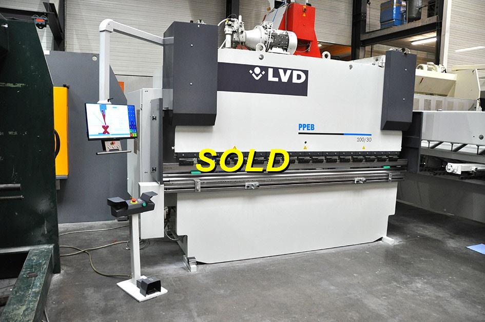 LVD PPEB 100 ton x 3100 mm CNC Hydraulic press brakes, N° 11081