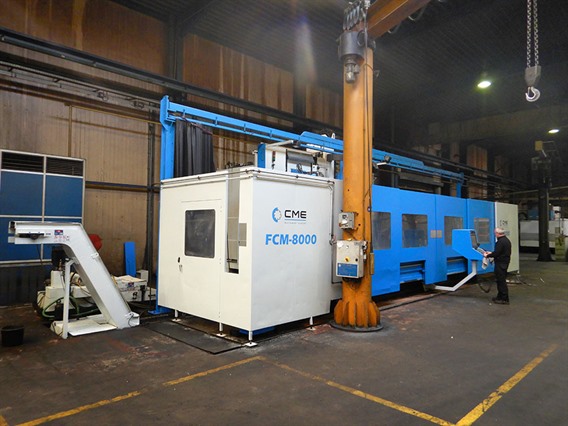 CME X: 8000 - Y: 1500 - Z: 1500 mm CNC