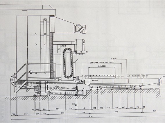 Anayak / Correa X: 4300 - Y: 1500 - Z: 2500 mm CNC