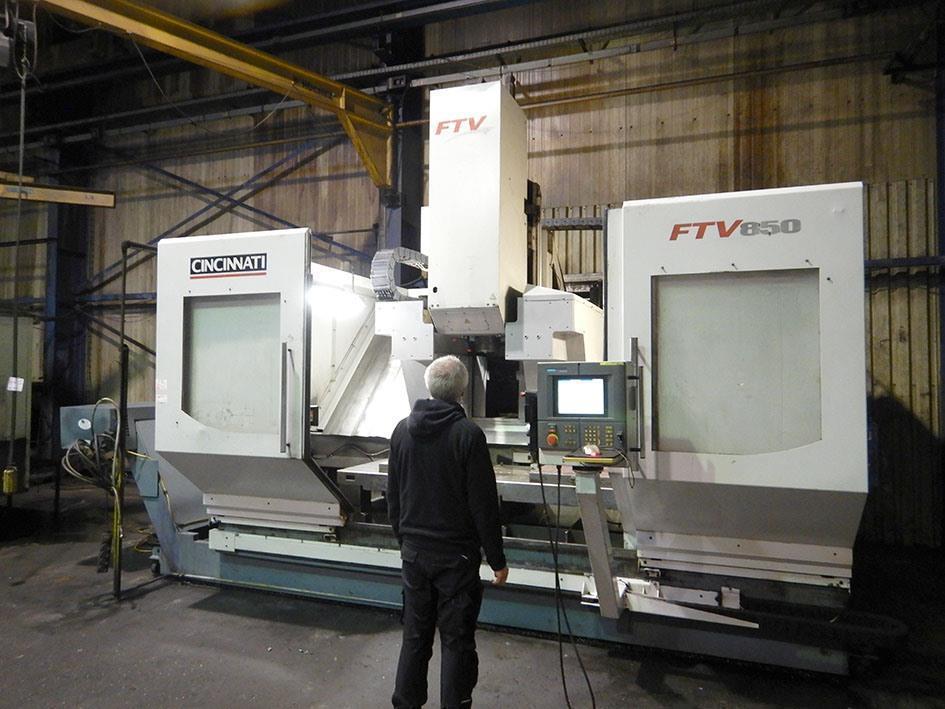 Cincinnati FTV 850 — Bed milling machine with moving column & CNC — photo 4