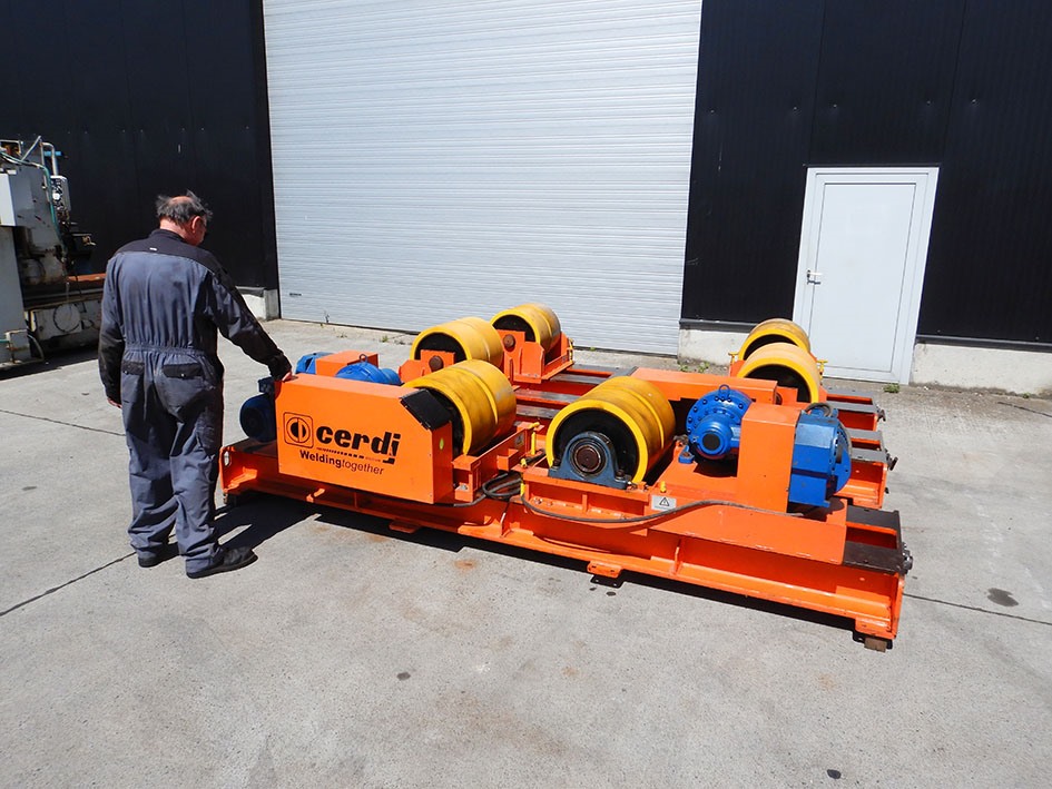 Cerdi Turning gear 160 ton — Turning gears – Positioners – Welding dericks & -pinchtables — photo 1