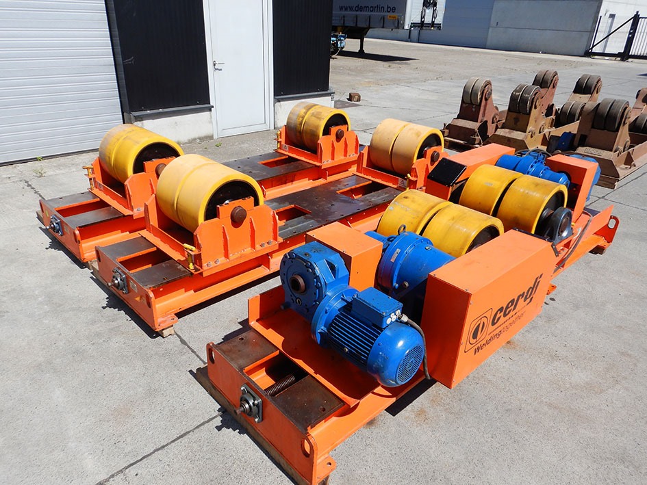 Cerdi Turning gear 160 ton — Turning gears – Positioners – Welding dericks & -pinchtables — photo 2
