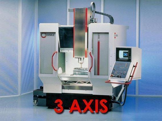 Hermle C800V X: 800 - Y: 600 - Z: 500 mm CNC