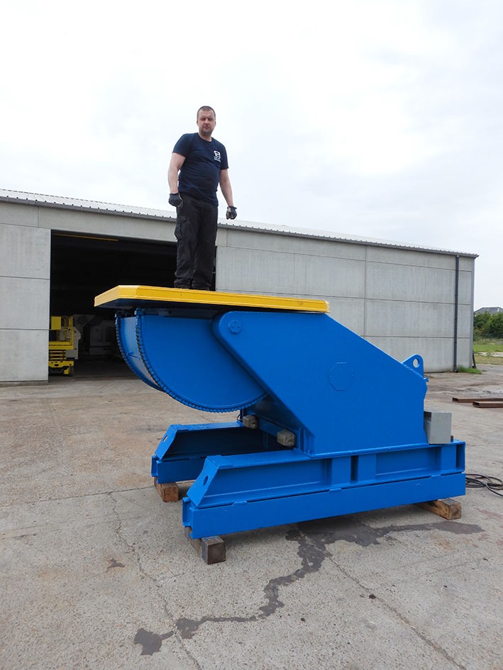 Lambert-Jouty 25 ton welding manipulator — Turning gears – Positioners – Welding dericks & -pinchtables — photo 7