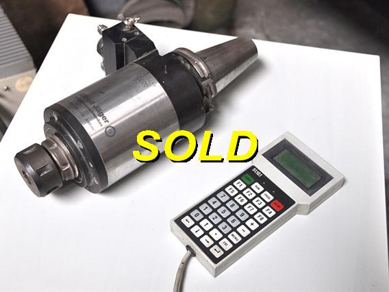 Alfred Jäger high speed spindle 30 000 rpms