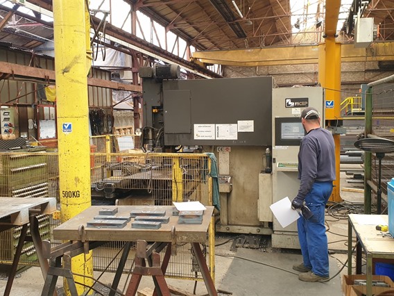 Ficep P 803 P - CNC drilling and punching line