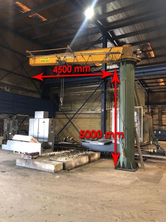 Delaunoit Jib crane 4 ton — Conveyors, Overhead Travelling Crane, Jig Cranes — photo 1