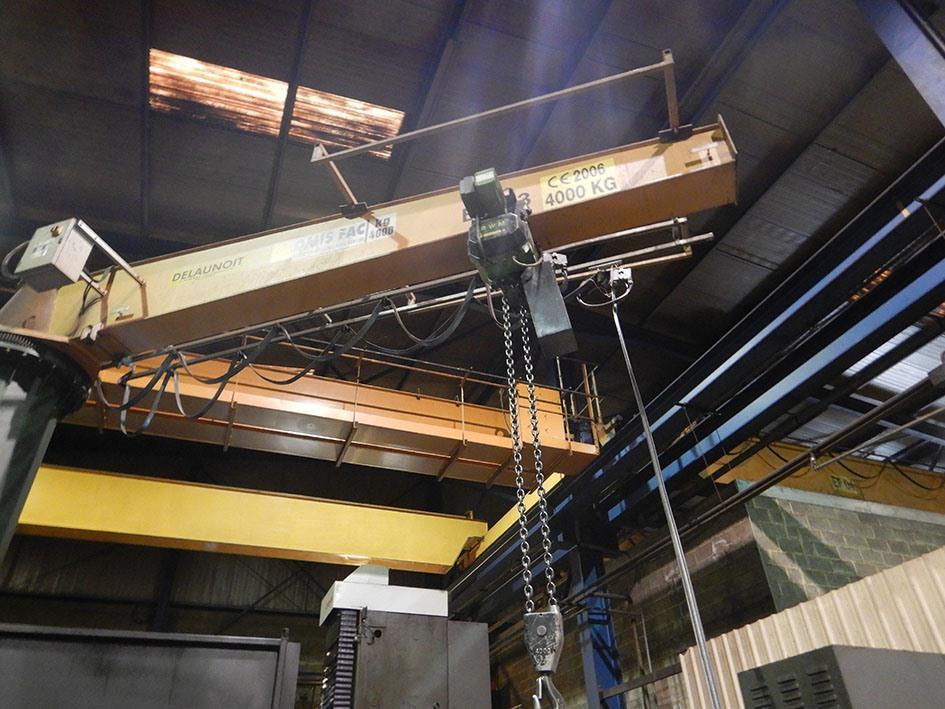 Delaunoit Jib crane 4 ton — Conveyors, Overhead Travelling Crane, Jig Cranes — photo 3