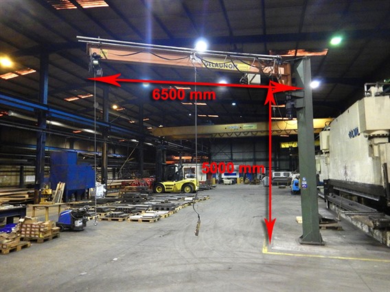 Delaunoit Jib crane 1 ton