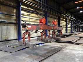 Cluma lifting magnet 8 ton, Rolbruggen, Bovenloopkranen, Takels & Kranen