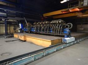 Messer Griesheim 16 000 x 8100 mm, Machines d'oxycoupage (gaz + plasma)
