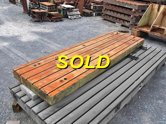 T-slot Table 5000 x 1500 x 250 mm