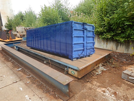 Widra weighbridge for containers