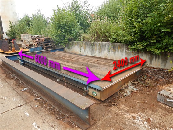 Widra weighbridge for containers