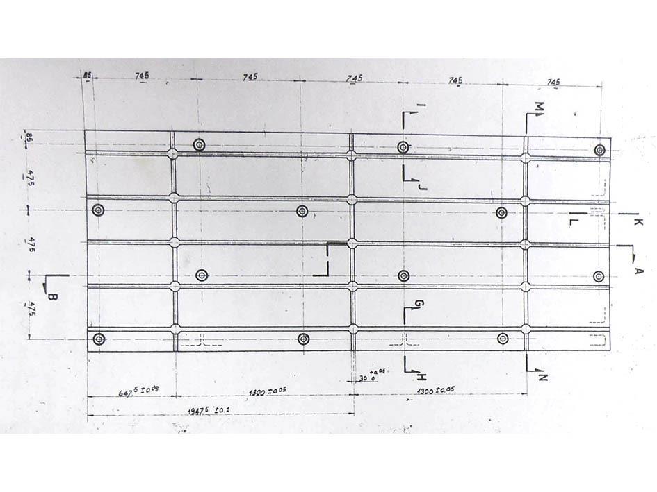 T-slot Table 3895 x 1595 x 400 mm — Tables & Floorplates — photo 1
