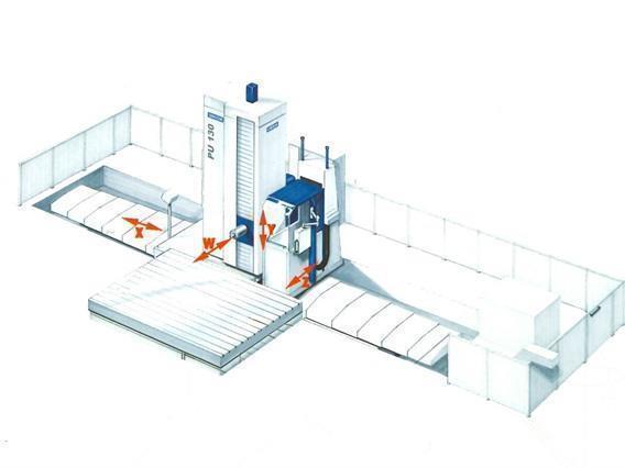 Union PU 130 X: 6000 - Y: 2000 - Z: 800 mm CNC