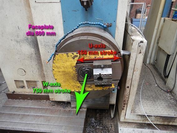 Union PU 130 X: 6000 - Y: 2000 - Z: 800 mm CNC