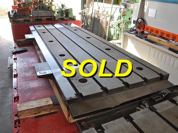 T-slot Table 4200 x 1500 x 340 mm