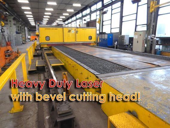 Esab Trumpf Heavy Duty bevelcut laser 24 x 6,3 meter