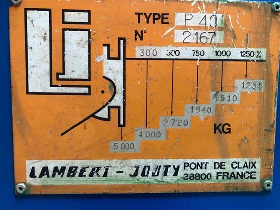 Lambert-Jouty 5 ton