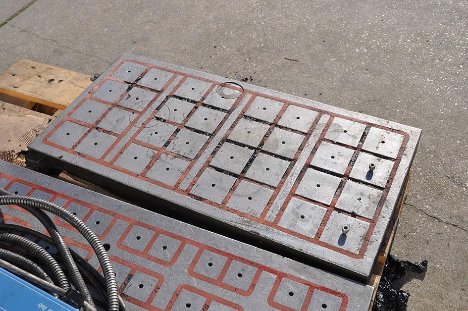 Used spare parts for grinding machines tecnomagnete magnetic table