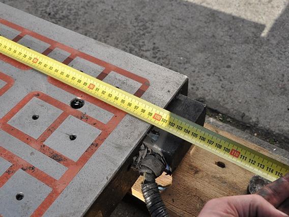 Tecnomagnete magnetic table 1000 x 400 mm
