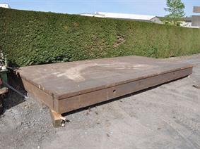 Table 6000 x 3000 x 400 mm, Lastafels & Vloerplaten & T-Gleufplaten & Vlakke platen