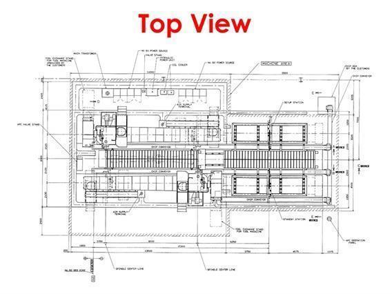 Mitsubishi MAF-S150A - Hor. boring mill for arm machining