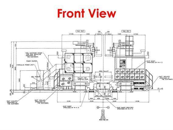 Mitsubishi MAF-S150A - Hor. boring mill for arm machining