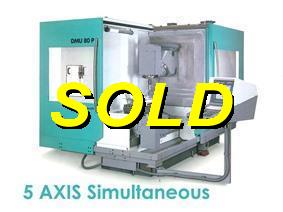 DMG Deckel-Maho DMU 80P X: 800 - Y: 600 - Z: 700 mm CNC, Fresatrici universali e CNC