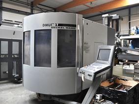 DMG Deckel-Maho DMU 60T X: 630 - Y: 560 - Z: 560 mm, Bed milling machines with moving table & CNC