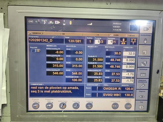 Trumpf TruBend 7036 36 ton x 1020 mm CNC