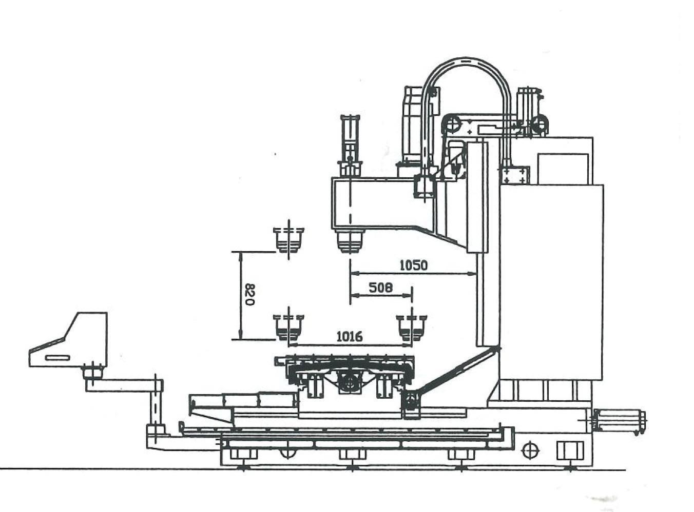 Hartford HV-80S X: 2060 – Y: 1016 – Z: 660 mm CNC — Vertical machining centers — photo 5