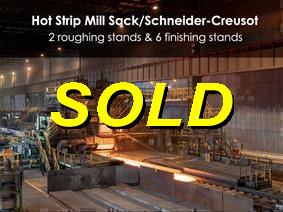 Sack/Schneider-Creusot hot strip mill 2100 x 12,5 mm, Devanadoras y líneas de conformado