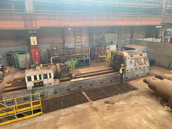 Waldrich Siegen WWDK 80 - Roll Lathe Ø 1900 x 7500 mm