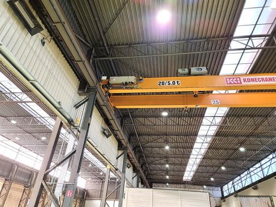 Konecranes 20 ton + 5 ton x 17 855 mm