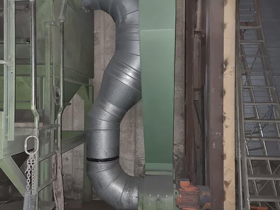 Wheelabrator KH3 1000 x 4000 mm 4 turbines