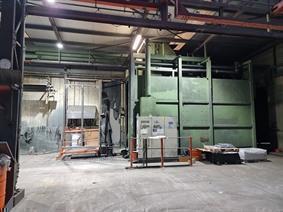 Wheelabrator KH3 1000 x 4000 mm 4 turbines, Granigliatura e sabbiatura