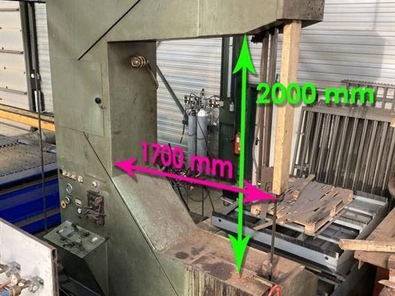 Jaespa Ø 1600 mobile bandsaw for large workpieces