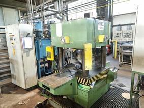 Hymec Raskin 300 ton, 4 column single action presses