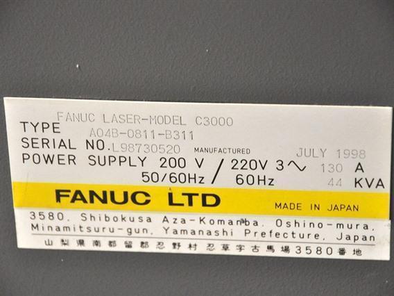 Fanuc laser source 4000 Watt