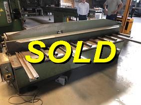 Ras 2540 x 2 mm, Mechanical guillotine shears