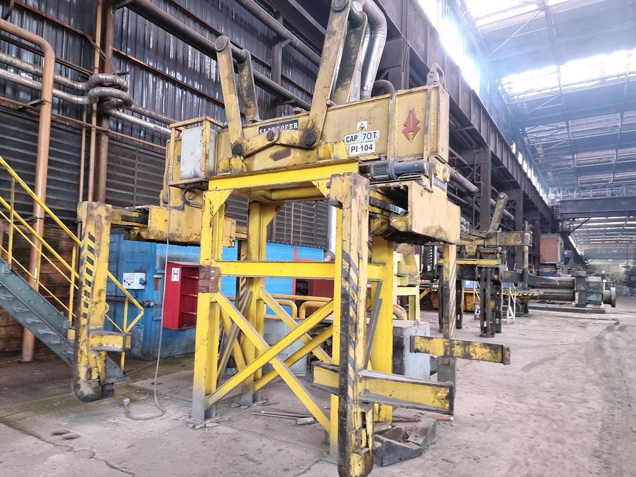 Slingofer Rings D'Occasion Ponts Roulants, Palans & Grues, Slingofer - slab tong 70 ton ...